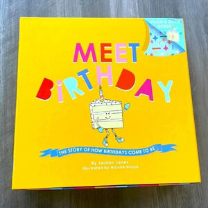 Meet Birthday- Book and Plush. New in Box